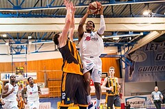 Basketball, ABL 2016/17, Grunddurchgang 22.Runde, Oberwart Gunners, Klosterneuburg Dukes, Andell Cumberbatch (13), Christoph Greimeister (12)