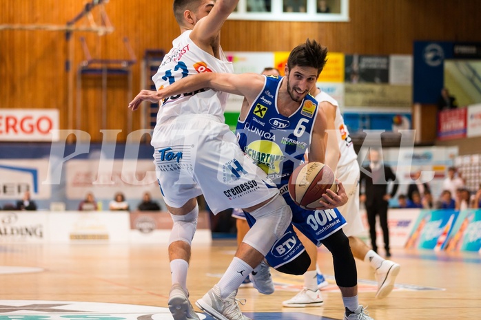 Basketball, ABL 2017/18, Grunddurchgang 13.Runde, Oberwart Gunners, Gmunden Swans, Daniel Friedrich (6)