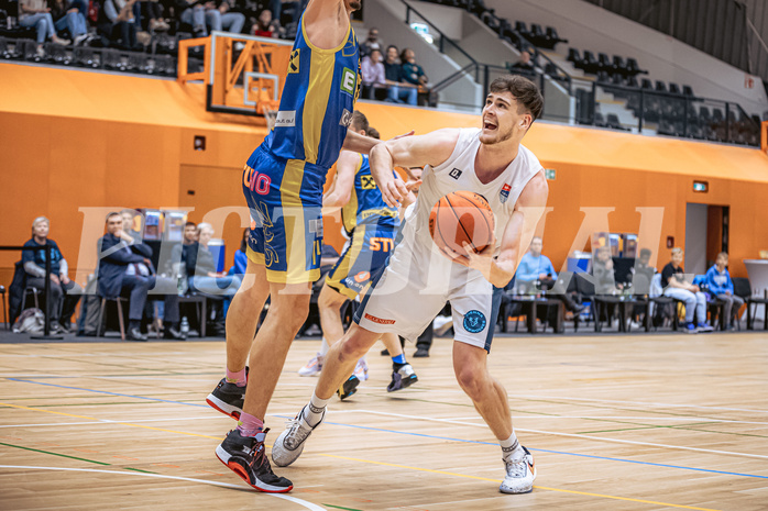Basketball, Win2Day Superliga 2022/23, 6. Qualifikationsrunde, Vienna Timberwolves, UBSC Graz, Chris Vogt (33)