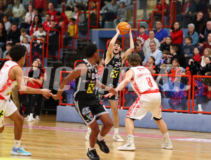 Basketball Superliaga 2024/25, Grunddurchgang 22.Runde Traiskirchen Lions vs. Flyers Wels