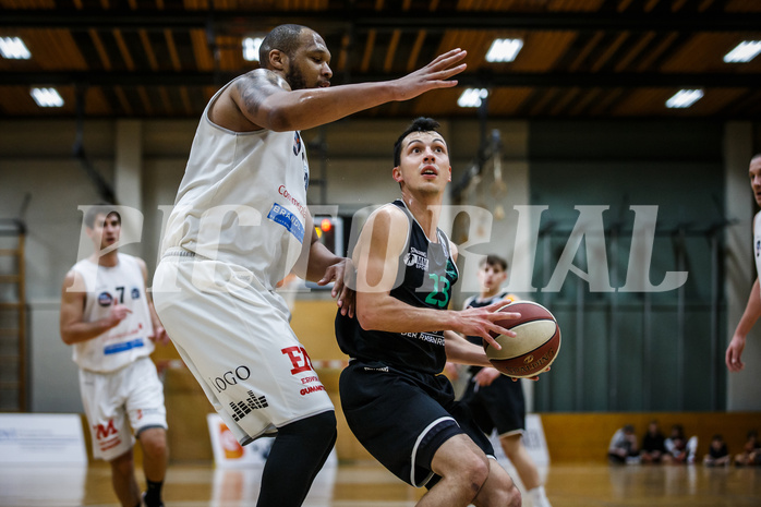 Basketball, Basketball Zweite Liga, Grunddurchgang 18.Runde, Mattersburg Rocks, Deutsch Wagram Aligators, Lukas Hofer (23)