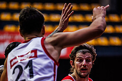 Basketball, Win2Day Superliga 2024/25, Grunddurchgang 13.Runde, BC Vienna, Traiskirchen Lions, Moritz Lanegger-Rest (8)