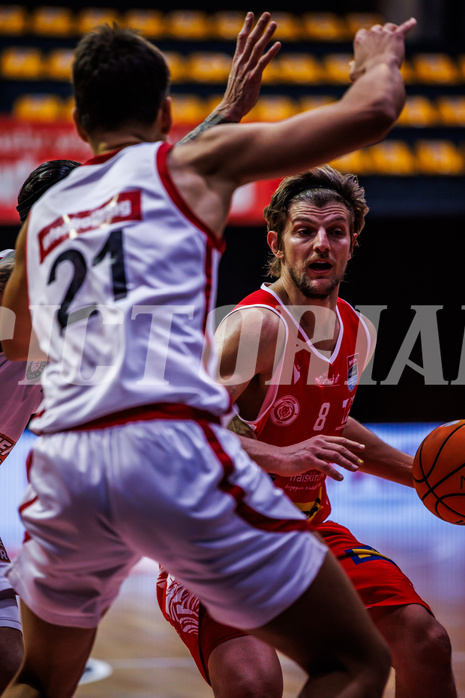 Basketball, Win2Day Superliga 2024/25, Grunddurchgang 13.Runde, BC Vienna, Traiskirchen Lions, Moritz Lanegger-Rest (8)