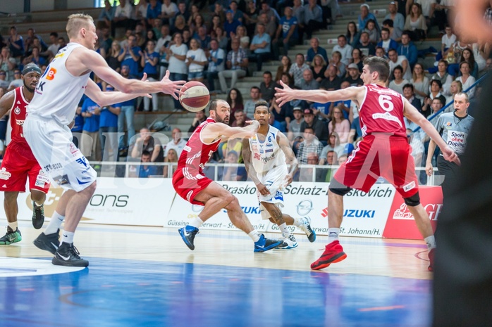 Basketball ABL 2015/16 Playoff Halbfinale Spiel 1 Oberwart Gunners vs. BC Vienna