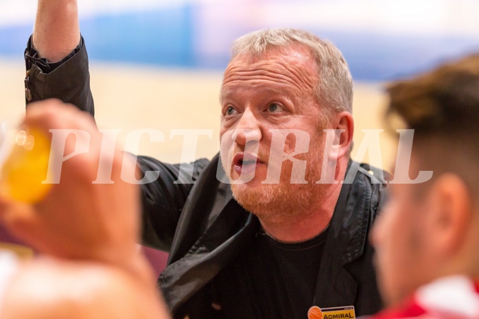 Basketball, ABL 2017/18, Grunddurchgang 9.Runde, Oberwart Gunners, BC Vienna, Luigi Gresta (Headcoach)