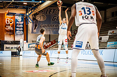 Basketball, bet-at-home Basketball Superliga 2020/21, Grunddurchgang, 8. Runde, Oberwart Gunners, Klosterneuburg Dukes, Edi Patekar (9)