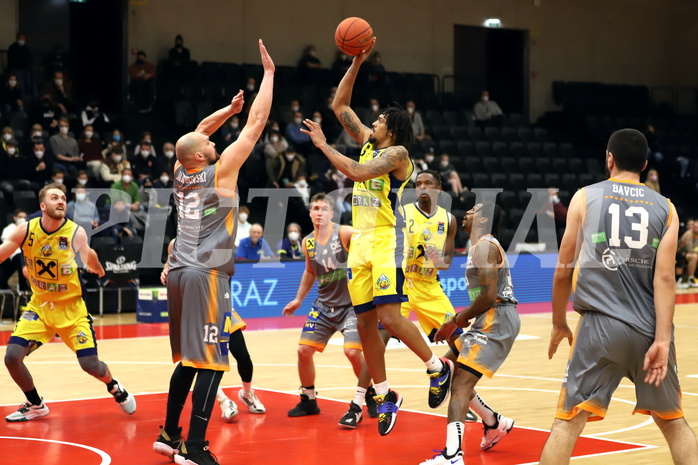 Basketball Superliga 2021/22, Grunddurchgang 11.Runde UBSC Graz vs. BK IMMOunited Dukes