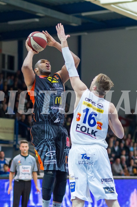 Basketball ABL 2015/16 Grunddurchgang 17.Runde Oberwart Gunners vs. Fürstenfeld Panthers 