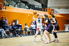 Basketball, Win2Day Basketball Damen Superliga 2023/24, Grunddurchgang 12.Runde, Vienna Timberwolves, Vienna United, Viktoria Trailovic (15)