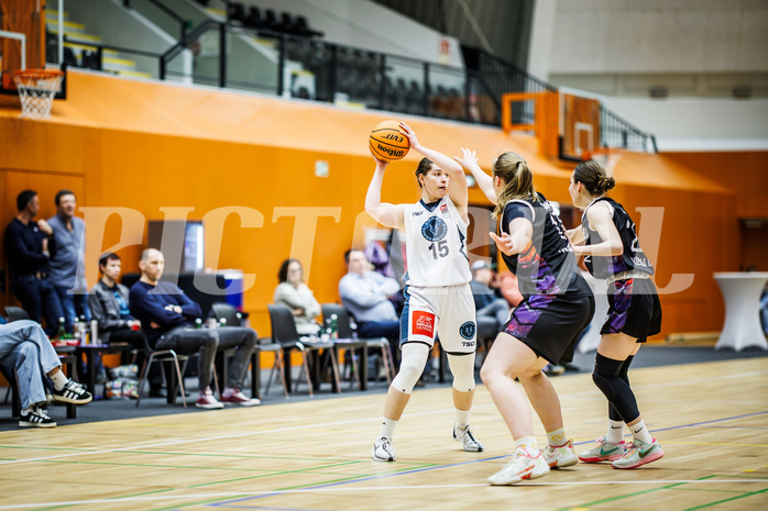 Basketball, Win2Day Basketball Damen Superliga 2023/24, Grunddurchgang 12.Runde, Vienna Timberwolves, Vienna United, Viktoria Trailovic (15)
