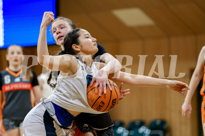 23.02.2025 Österreichischer Basketballverband 2024/25, SLWU16 Vienna Timberwolves vs. Basket Duchess