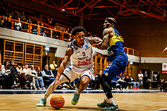 Basketball, win2day Basketball Superliga 2024/25, Grunddurchgang Runde 13, BBC Nord Dragonz, UBSC Graz, Rayshawn Mart (3)