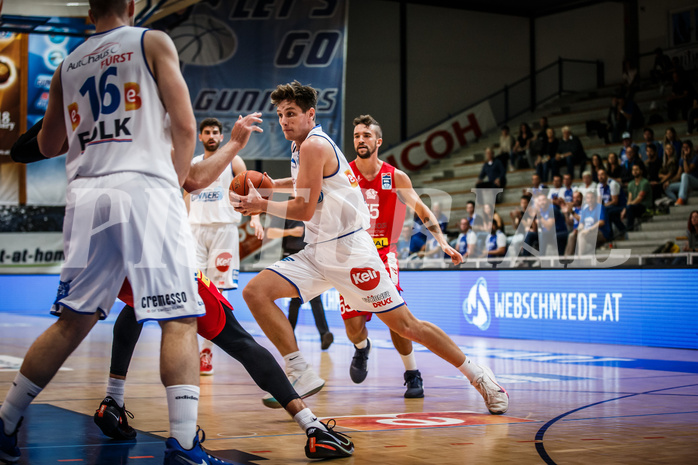 Basketball, Basketball Austria Cup 2021/22, Achtelfinale, Oberwart Gunners, Traiskirchen Lions, 