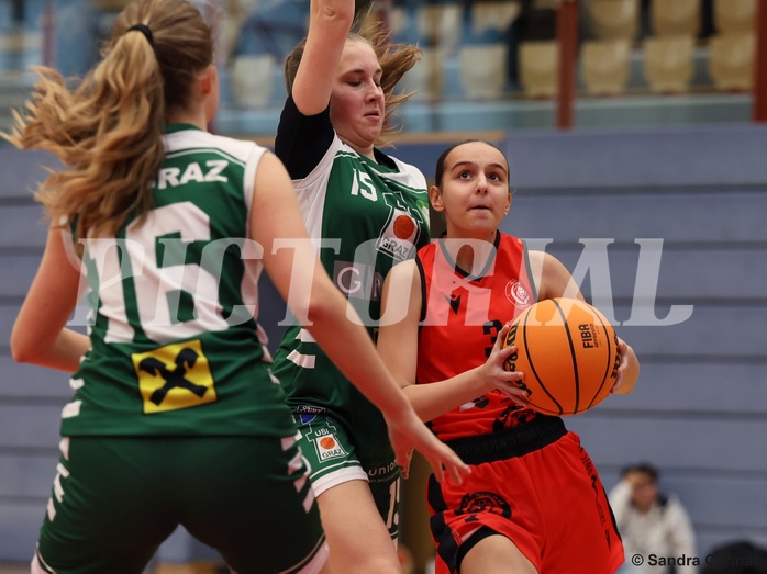 Basketball Superliga 2024/25, SLWU14 Traiskirchen Lionesses vs. UBI Graz


