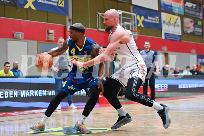 Basketball, Superliga 2024/25, 9. Plazierungsrunde, Flyers Wels vs. UBSC Graz,