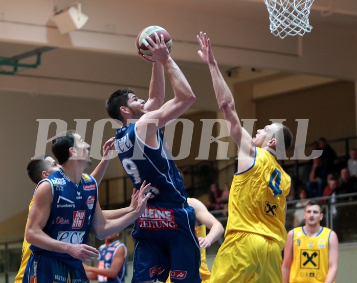 Basketball ABL 2015/16 Grunddurchgang 17.Runde UBSC Graz vs Kapfenberg Bulls