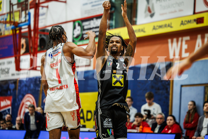 Basketball, Basketball Austria CUP 2023/24, Finale, Traiskirchen Lions, Flyers Wels, Terell Allen (2)