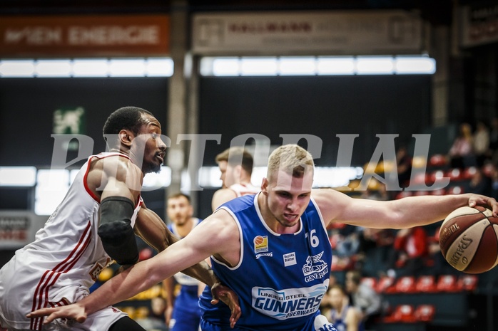 Basketball, ABL 2018/19, Playoff VF Spiel 3, Oberwart Gunners, BC Vienna, Renato Poljak (16)