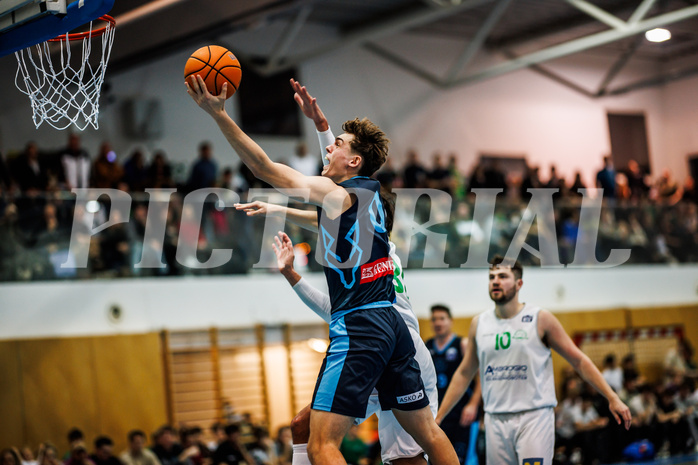 Basketball, Basketball Zweite Liga 2024/25, Grunddurchgang 13.Runde, UDW Alligators, Vienna Timberwolves, Valentin Siegmund (0)