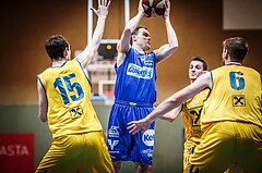 Basketball, ABL 2017/18, Grunddurchgang 29.Runde, UBSC Graz, Oberwart Gunners, Sebastian Käferle (7)