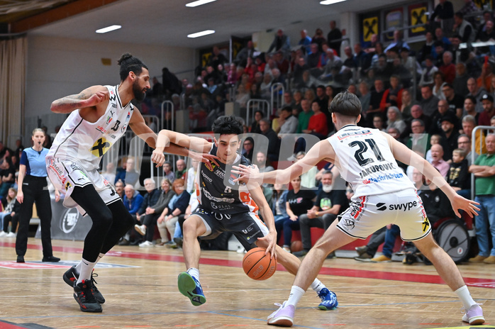 Basketball, Superliga 2024/25, Plazierungsrunde 7.Runde, Flyers Wels vs. Klosterneuburg Dukes,