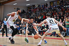 Basketball, Superliga 2024/25, Plazierungsrunde 7.Runde, Flyers Wels vs. Klosterneuburg Dukes,
