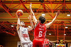 Basketball, win2day Basketball Superliga 2024/25, Grunddurchgang Runde 7, BBC Nord Dragonz, Traiskirchen Lions, Dogus Demirel (23)