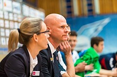 Basketball, ABL 2017/18, Grunddurchgang 15.Runde, Oberwart Gunners, Kapfenberg Bulls, Mike COFFIN (Headcoach)