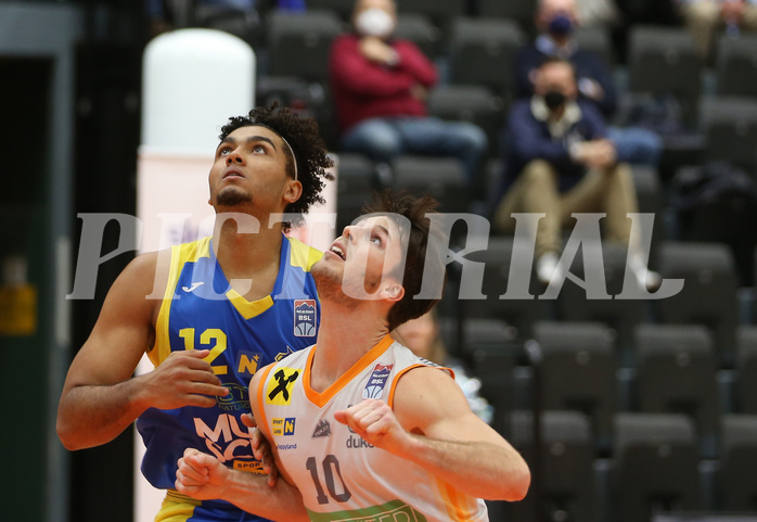 Basketball Superliga 2021/22, Grunddurchgang 14.Runde Klosterneuburg Dukes vs. SKN St. Pölten