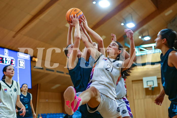 01.12.2024 Österreichischer Basketballverband 2024/25, SLWU19, Vienna United vs. Vienna Timberwolves