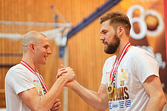 Basketball, Basketball Superliga 2024/25, Playoffs, Finale Spiel 1, Oberwart Gunners vs. BBC Nord Dragonz