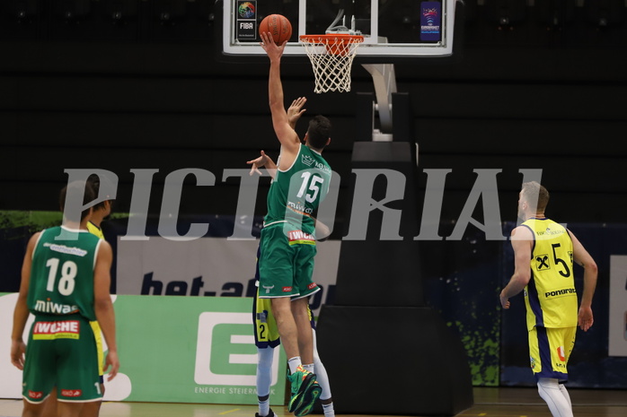 Basketball Superliga 2021/22, Grunddurchgang 15. Runde, UBSC Graz vs. Kapfenberg Bulls