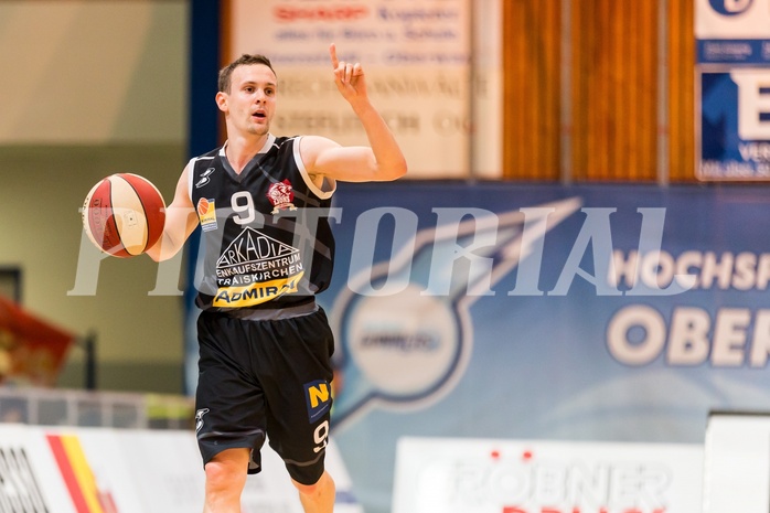 Basketball, ABL 2017/18, Grunddurchgang 5.Runde, Oberwart Gunners, Traiskirchen Lions, Benedikt Danek (9)