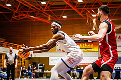 Basketball, win2day Basketball Superliga 2024/25, Grunddurchgang Runde 21, BBC Nord Dragonz, BC Vienna, Peter Turay (12)