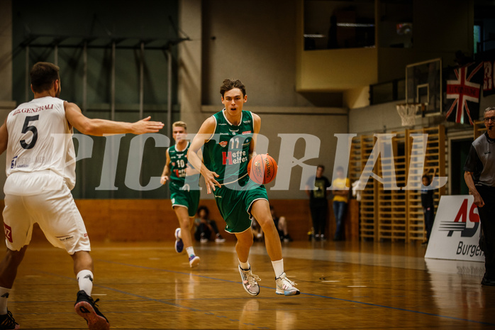 Basketball, Basketball Austria Cup 2021/22, Vorrunde, Mattersburg Rocks, Future Team Steiermark, Valentin Siegmund (11)