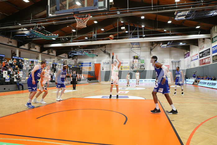 Basketball Superliga 2020/21, Grunddurchgang 17.Runde Klosterneuburg Dukes vs. Oberwart Gunners
