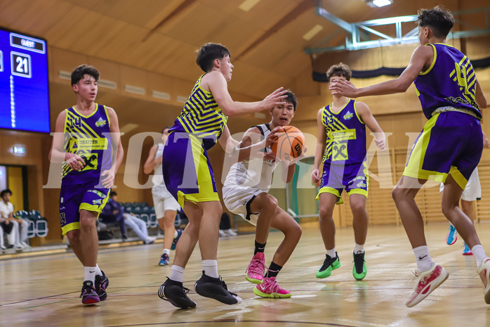 20.10.2024 Österreichischer Basketballverband 2024/25, SLMU16,Basket Flames vs. UBSC Graz

