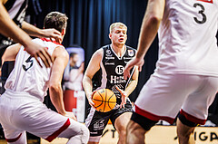 Basketball, win2day Basketball Superliga 2023/24, Grunddurchgang 12.Runde, BC Vienna, Kapfenberg Bulls, Oliver Kretschmer (15)