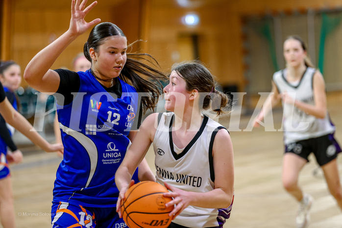 05.04.2025 Österreichischer Basketballverband 2024/25, SLWU16 Vienna United vs. DBB  Basketgirls Wels