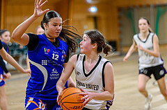 05.04.2025 Österreichischer Basketballverband 2024/25, SLWU16 Vienna United vs. DBB  Basketgirls Wels