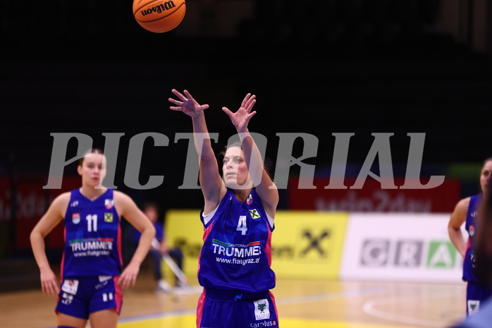 22.10.2023, Graz, Raiffeisen Sportpark, Basketball Damen Superliga 2023/24, Grunddurchgang 2.Runde, UBSC-DBBC Graz - Vienna United Women,  