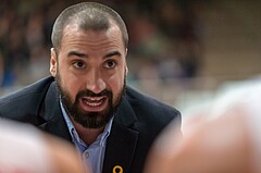 Basketball, ABL 2017/18, Grunddurchgang 25.Runde, Oberwart Gunners, Fürstenfeld Panthers, Lluis Pino Vera (Coach)