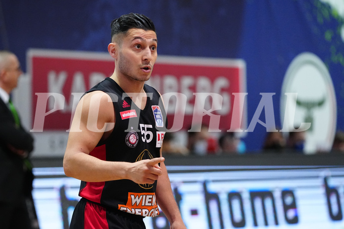 Basketball Superliga 2021/22, Grundduchgang 16.Runde , Kapfenberg Bulls vs. BC Vienna


