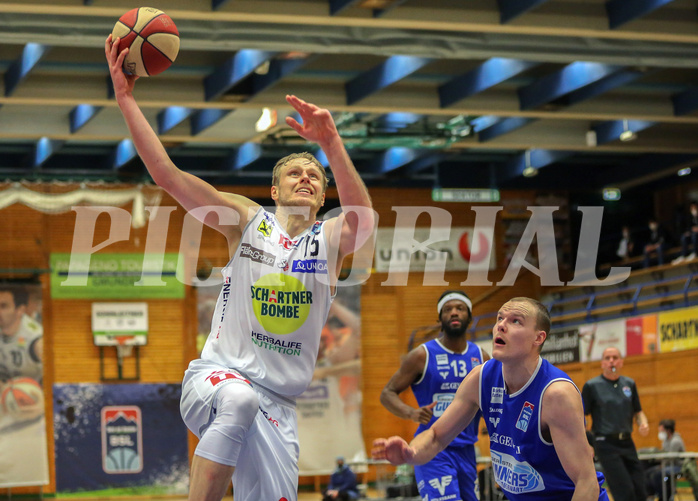 Basketball Superliga 2020/21, Halbfinale Spiel 1 Gmunden Swans vs. Oberwart Gunners