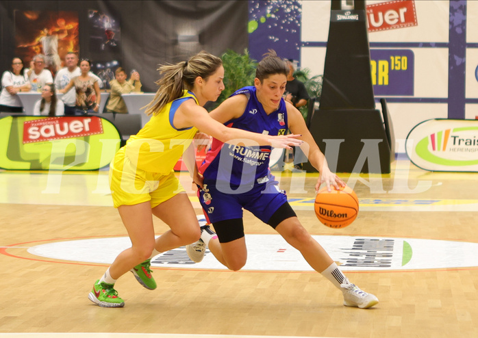 Basketball Damen Superliga 2023/24, Grunddurchgang 1.Runde SKN St. Pölten vs. UBSC-DBBC Graz


