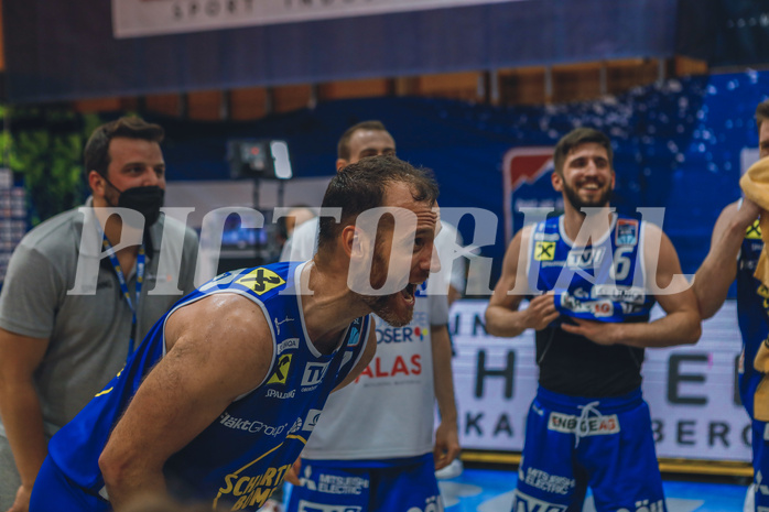 Basketball Basketball Superliga 2020/21, Finale Spiel 4 Kapfenberg Bulls vs. Gmunden Swans
