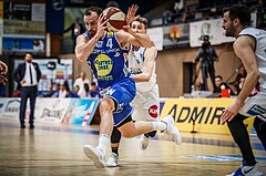 Basketball, ABL 2018/19, Playoff HF Spiel 1, Oberwart Gunners, Gmunden Swans, Enis Murati (4)