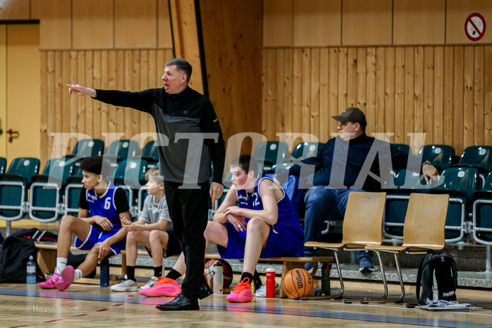 16.02.2025 Österreichischer Basketballverband 2024/25, SLMU16 Basket Flames WAT vs SG Salzkammergut
