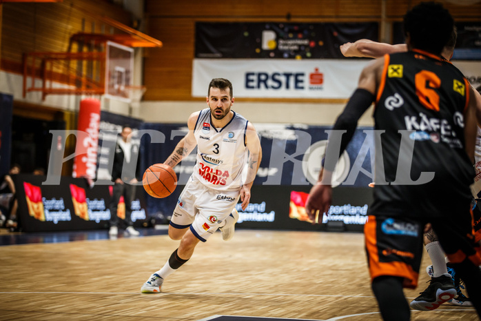Basketball, win2day Basketball Superliga 2022/23, 10. Qualifikationsrunde, BBC Nord Dragonz, Fürstenfeld Panthers, Petar Cosic (3) Basketball, win2day Basketball Superliga 2022/23, 10. Qualifikationsrunde, BBC Nord Dragonz, Fürstenfeld Panthers, Petar Cosic (3)