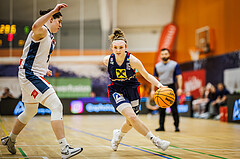 Basketball, Win2Day Basketball Damen Superliga 2023/24, Grunddurchgang 14.Runde, Vienna Timberwolves, SKN St. Pölten, Valentina Mayrhofer (16)